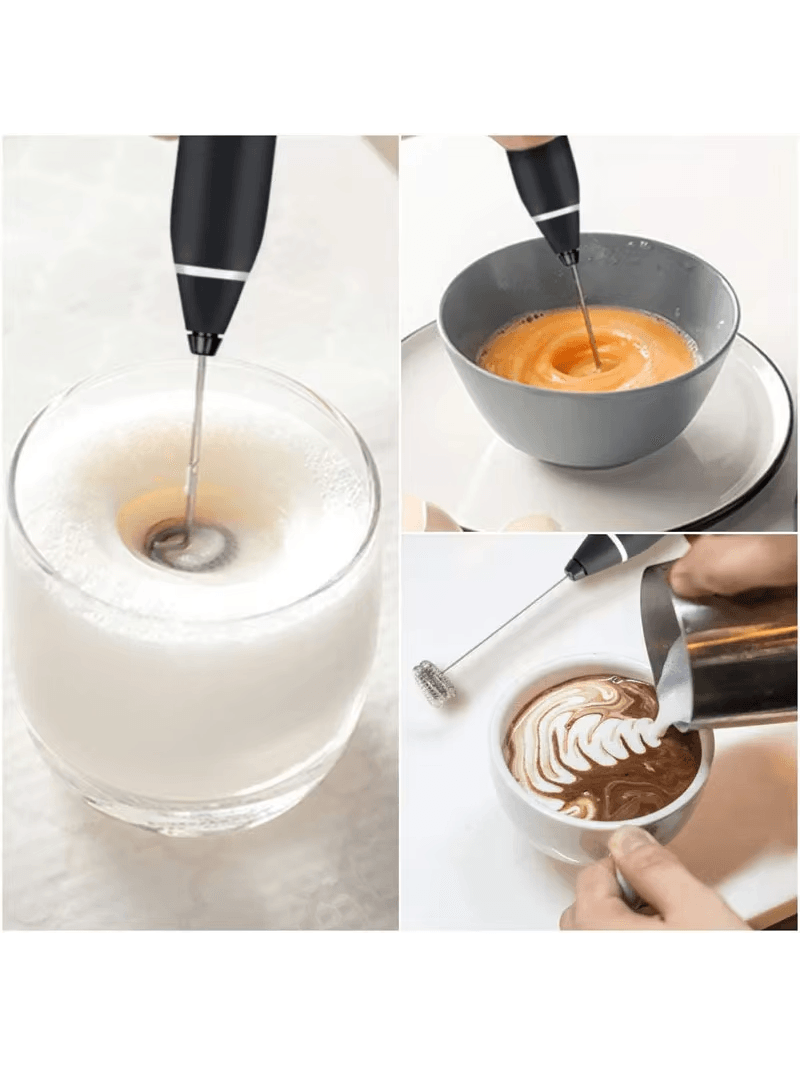 Rechargeable Coffee Beater – USB Rechargeable Powerful Milk Frother for Coffee, Cappuccino, Latte, Matcha, Hot Chocolate & Kitchen Use | High-Speed Stainless Steel Whisk Mixer - Image 5